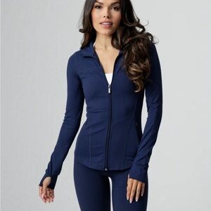 Buffbunny Phantom Jacket Nebula Navy Blue Medium athletic jacket long sleeve